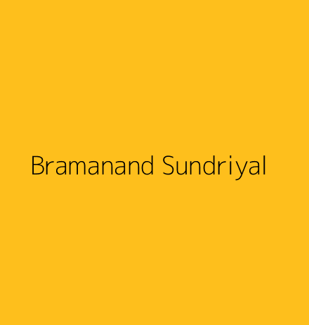 Bramanand Sundriyal